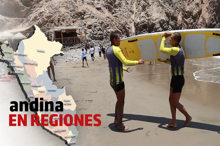 Andina en regiones:  policías se preparan para cuidar a bañistas en temporada verano